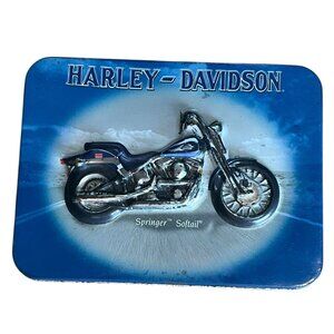 Harley Davidson Collector Cards Springer Softail Motorcycle Deck Of Cards In Tin